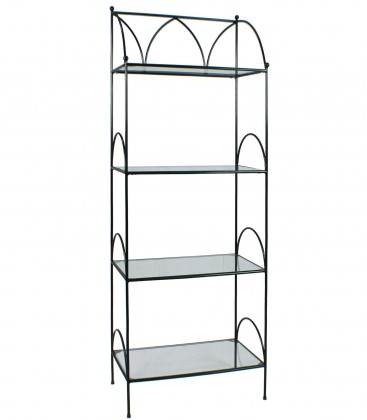 Etagere 4 Ripiani VENEZIA in Ferro Battuto