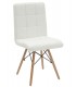 Sedia Design in Similpelle color Bianco