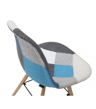 Sedia Imbottita Patchwork