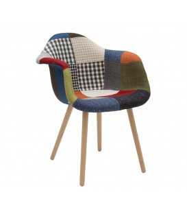 Poltrona in Tessuto Patchwork
