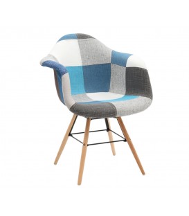 Poltrona in Tessuto Patchwork