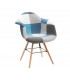 Poltrona in Tessuto Patchwork