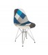 Sedia Imbottita in tessuto Patchwork