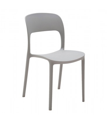 Sedia ecopelle beige trapuntata