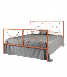 Letto matrimoniale in ferro Koris