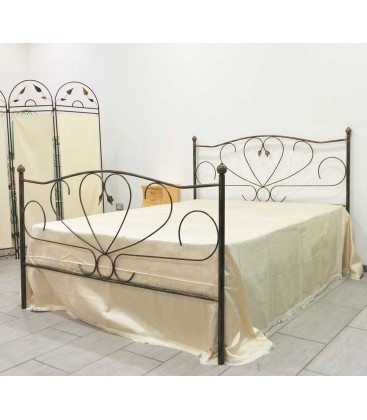 Letto matrimoniale in Ferro Battuto Love