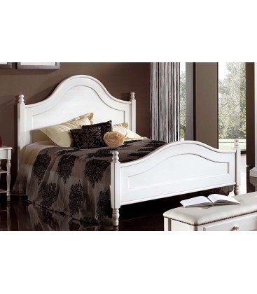 Letto Matrimoniale Legno Stile Provenzale
