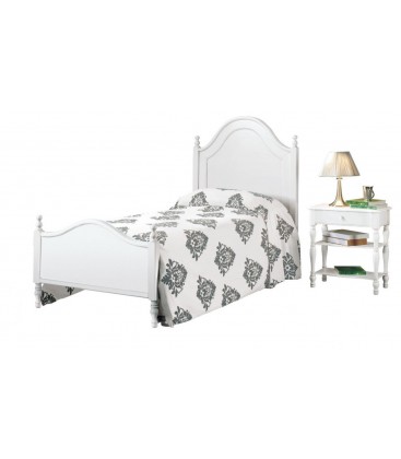 Letto Singolo Legno Stile Provenzale