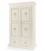 Armadio classico 2 Ante bianco con decori