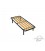 Rete letto singolo 80x190 Ortopedica a tavole in legno con Profilo 6 cm