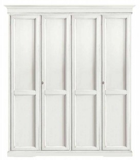 Armadio Classico 4 Ante Legno Arte Povera