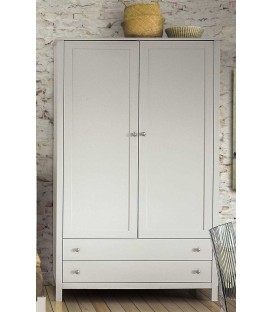 Armadio Cameretta Legno 2 Ante 2 Cassetti