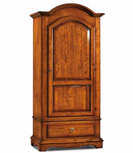 Armadio Legno 1 Porta Noce Arte Povera