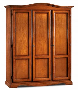 Armadio Legno 3 Porte Classico Noce Arte Povera