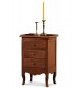 Comodino classico in legno 3 cassetti Noce