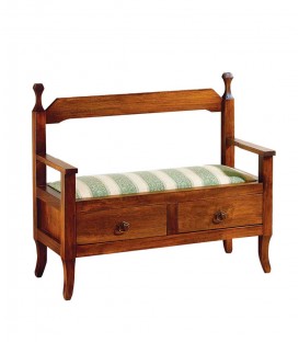 Panca in Legno 2 Cassetti