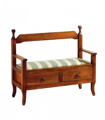 Panca in Legno 2 Cassetti