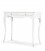 Consolle classica in legno 2 cassetti Bianco opaco