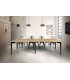 Consolle allungabile piano in legno rovere