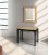 Consolle allungabile piano in legno rovere