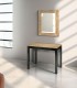 Consolle allungabile piano in legno rovere