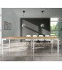 Consolle allungabile piano in legno rovere