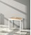 Consolle allungabile piano in legno rovere