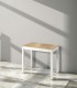 Consolle allungabile piano in legno rovere