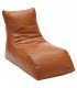 Poltrona letto Ecopelle marrone