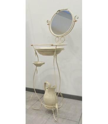 Toilette da Camera Portacatino in Ferro