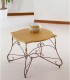 Tavolino Quadrato Ariel Piano Legno