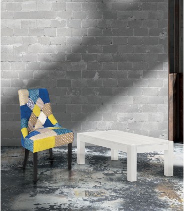 Tavolino in abete bianco spazzolato