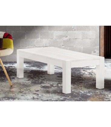 Tavolino in abete bianco spazzolato
