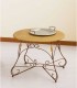 Tavolino Tondo da salotto Piano Legno Ariel