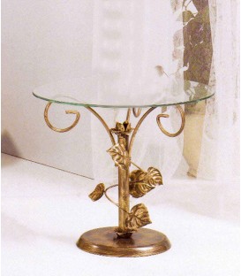 Tavolino da Salotto Tondo Foglie Sery