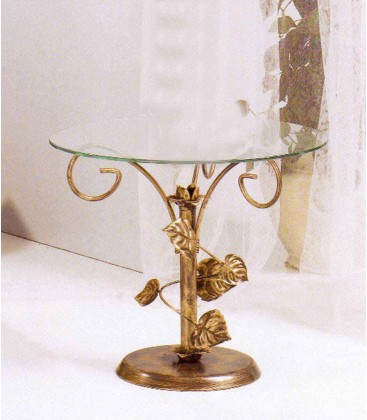 Tavolino da Salotto Tondo Foglie Sery
