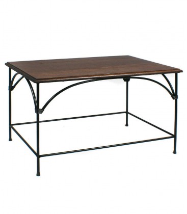 Tavolino rettangolare da salotto Country piano in legno