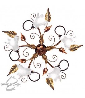 Plafoniera Fiore 3 o 5 Luci