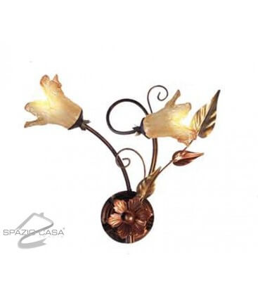 Applique Fiore 2 luci