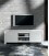 Porta TV moderno in Abete Bianco Spazzolato