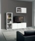 Porta TV bianco frassinato