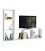 Porta TV Bianco Frassinato Bianco