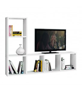 Porta TV bianco frassinato