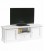 Porta TV Basso Classico 2 Ante 1 Cassetto Vano Giorno Bianco