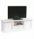 Porta TV Basso Classico 2 Ante 1 Cassetto Vano Giorno Bianco