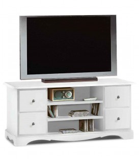 Mobile Porta Tv Classico con 4 cassettini