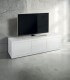Porta TV Moderno in Legno bianco frassinato