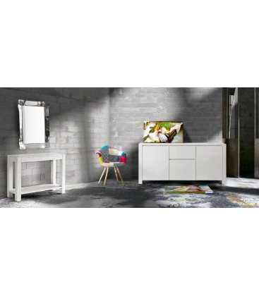 Credenza in abete bianco spazzolato