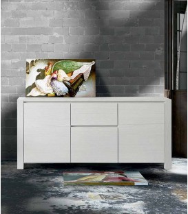 Credenza in abete bianco spazzolato