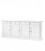 Credenza Classica Base Cristalliera Quattro Porte Bianca